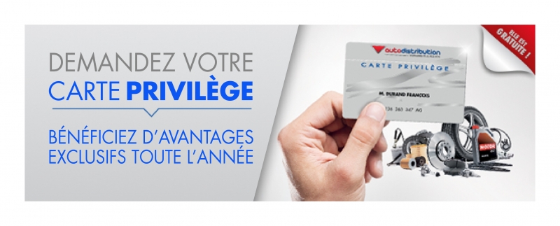 Actualité «carte privilège» Actualité «carte privilège»